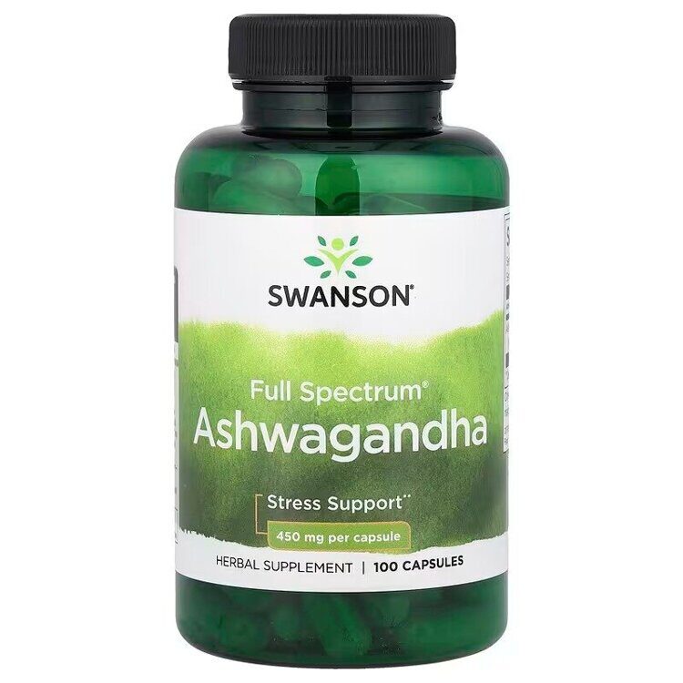 Full Spectrum® Ashwagandha, 900 mg, 100 Capsules (450 mg per Capsule). Swanson