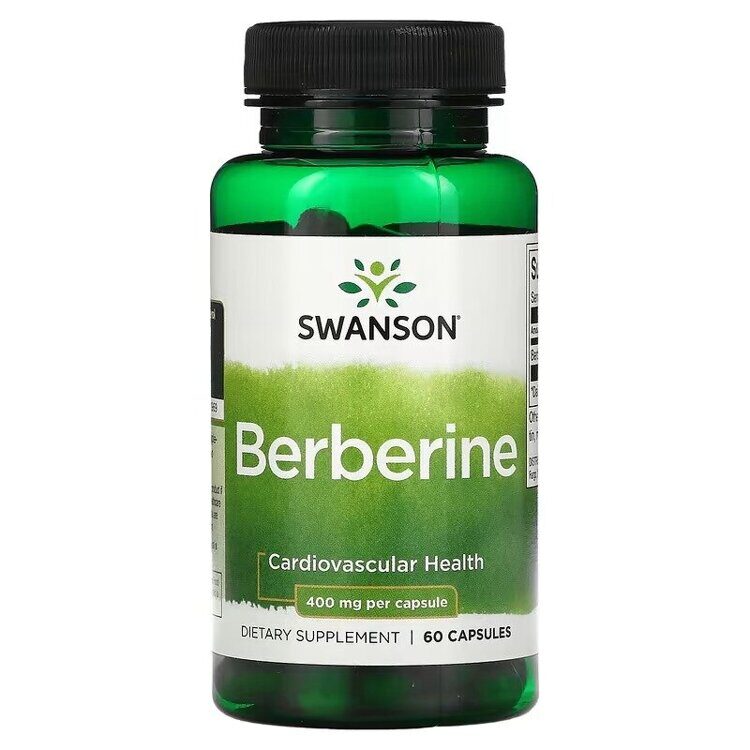 Berberine, 400 mg, 60 Capsules - Swanson